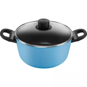 Panvica Ballarini Caprera 2H 24 cm, nepriľnavá, modrá