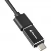 Sharkoon Interface Hub USB 3.2 Gen 1 (3.1 Gen 1) Type-C 5000 Mbit/s čierny