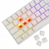 Mechanická klávesnica White Shark Wakizashi-2 US Red Switch, Tenkeyless/US-layout, biela