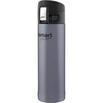Termohrnček LAMART LT4044 0,42 l nerez dvojstenný vákuovo izolovaný, uzáver na stlačenie, Ø 6,4 cm