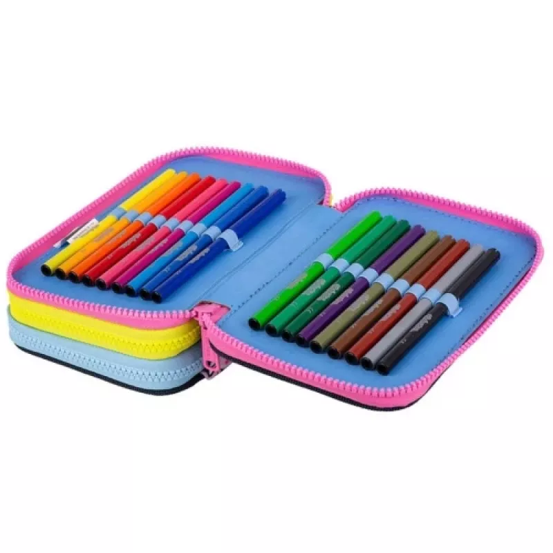 Trojposchodové puzdro na perá s výbavou CoolPack Jumper 3 IM GARTEN