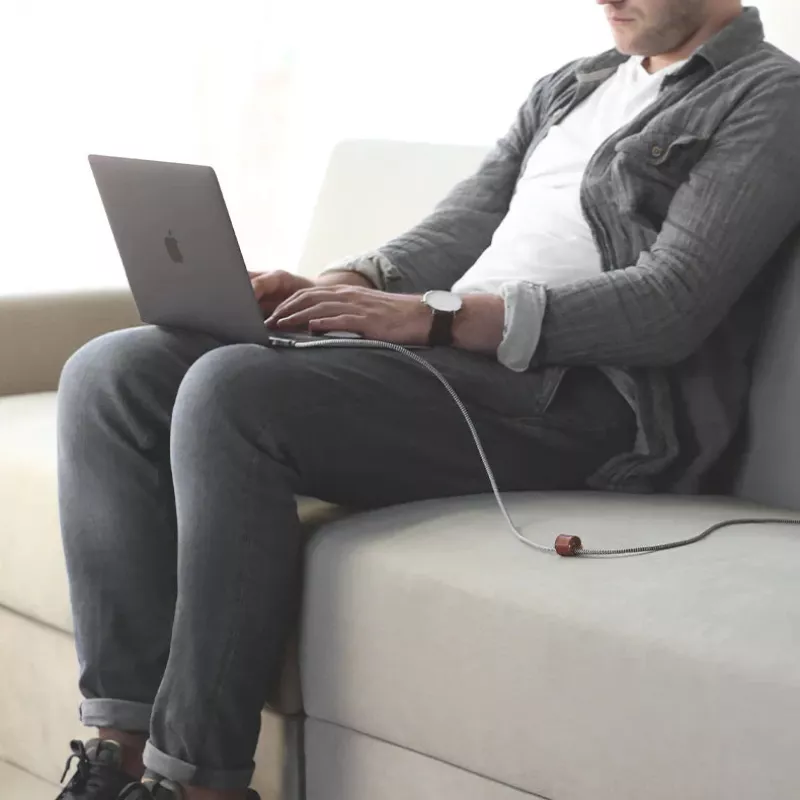 Kábel USB-C na USB-C Native Union Belt Kábel Pro 240W, 2,4 m, USB 2.0, 0,48 Gbit/s, zelený
