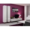 Cama obývacia zostava VIGO 4 biela/biela lesk
