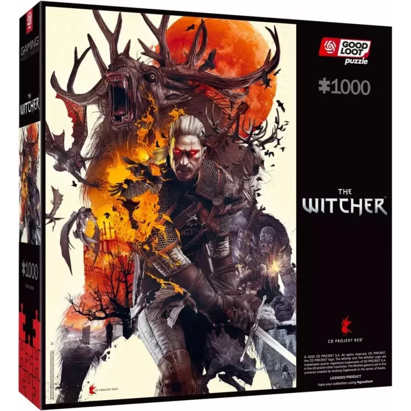 Good Loot Gaming Puzzle: The Witcher Monsters, 1000 dielikov