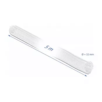 Pletená hadica DeLOCK 20818 5 m x 32 mm biela