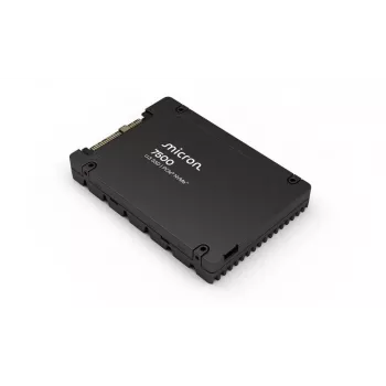 SSD | MICRON | SSD séria 7500 MAX | 1,6 TB | NVMe | NAND flash technológia 3D NAND | rýchlosť zápisu 2700 MB/s | rýchlosť čítania 6800 MB/s | formát U.3 | TBW 4380 TB | MTBF
