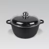 Maestro MR-4620C hrniec s pokrievkou 20 cm 2,1 l čierny