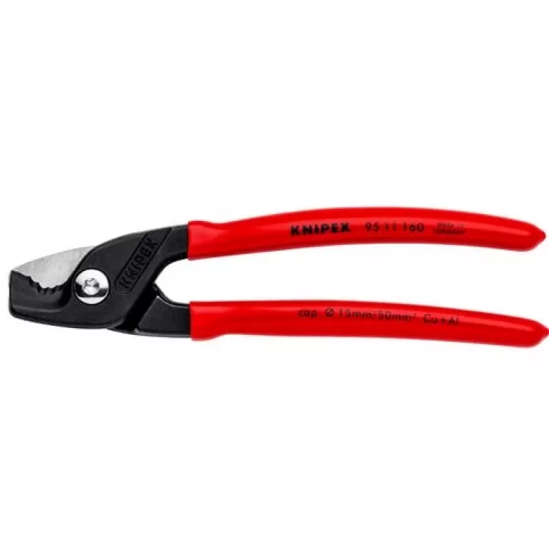 Nožnice na káble Knipex 95 11 160 — 160 mm rezací výkon, ergonomické rukoväte