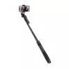 Statívový selfie stick Crong CRGSGU1BLK hliníkový Bluetooth s vyklápacími nožičkami a držiakom na telefón