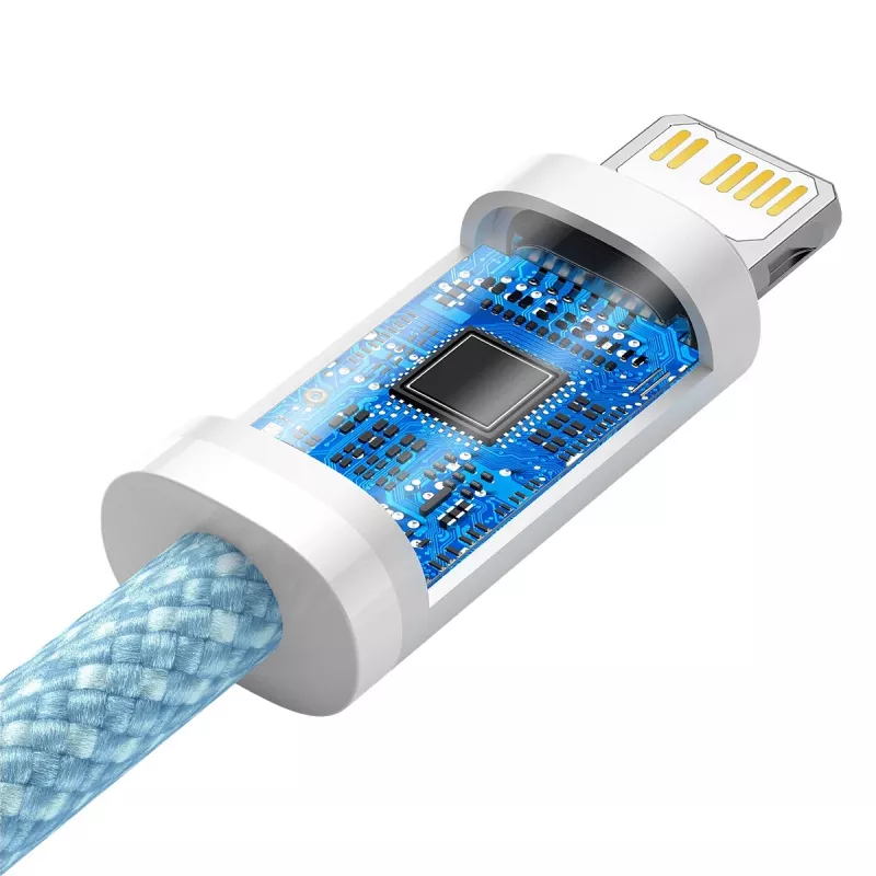 USB-C kábel pre Lightning Baseus Dynamic Series, 20W, 1 m (modrá)