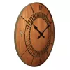 NeXtime hodiny 3113br Wood Round, Ø50 cm, nástenné hodiny, hnedé