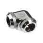 BitsPower Multi-Link adaptér 90° pre 2x 12mm AD — BP-E90DML, lesklé striebro