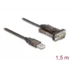 Adaptér USB 2.0 Type-A na sériový RS-232 D-Sub 9-pinový konektor samec DeLOCK 62646