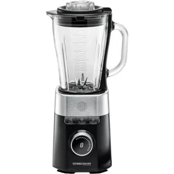 Kuchynský mixér Rommelsbacher MX 1260 — 1200 W, 1,5 L, čierna/nerez