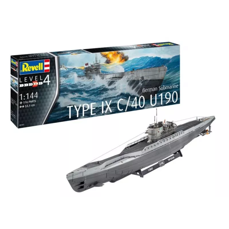 Plastový model German Submarine T.IX C/40 1/144