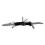 Vreckový nôž AZYMUT HK20018 — plnohodnotný multitool, 9 funkcií, ušľachtilá oceľ 420J2/3CR13, zatvorený 11 cm, 146 g, kožené puzdro, krúžok na kľúče