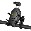 Pasívny držiak UleFone Armor Mount Pro pre mobilné telefóny — držiak, na bicykel a kolobežku, čierny