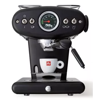 illy X1 Anniversary Machine na kávový prášok a E.S.E. pody (čierna)