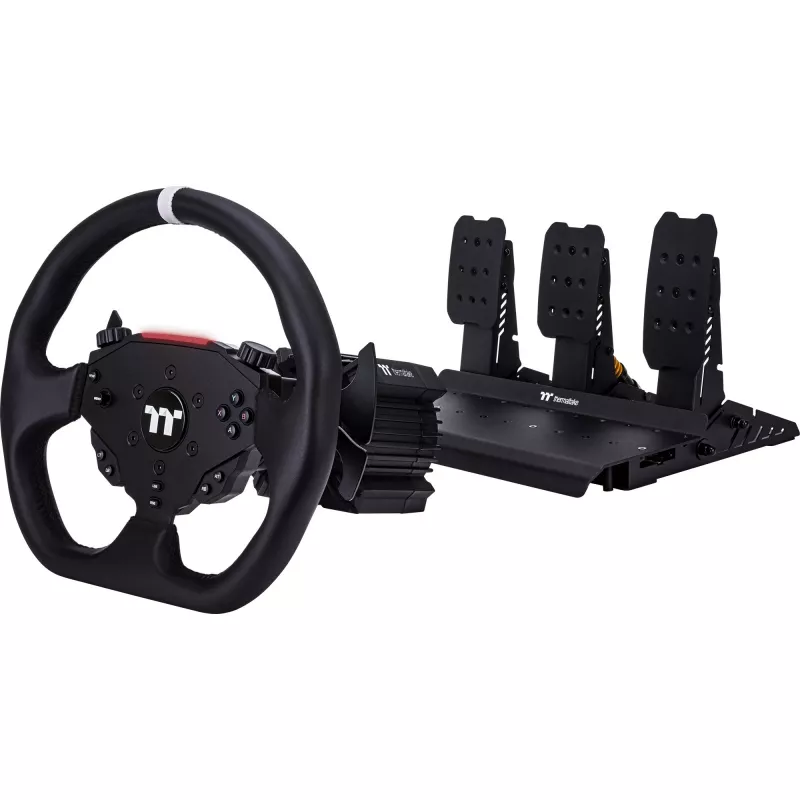 G6 Direct Drive Racing Wheel s pedálmi balík, set simulátora čierny