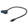 Gembird AUS3-03 USB kábel 0,2 m USB 3.0 USB-C adaptér čierny