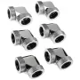 Raijintek Pelias D160906 adaptér 16 mm 90° (6 ks), strieborný