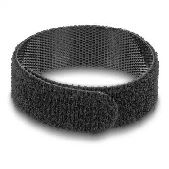 DeLOCK suchý zips pre prstencový skener čierny 9 mm x 160 mm