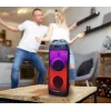 Systémové audio PLL FM USB/SD/BT 2x karaoke FULL LED PartyBox