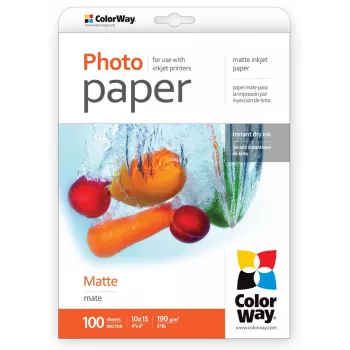 ColorWay - fotopapier - matný - 100 listov -