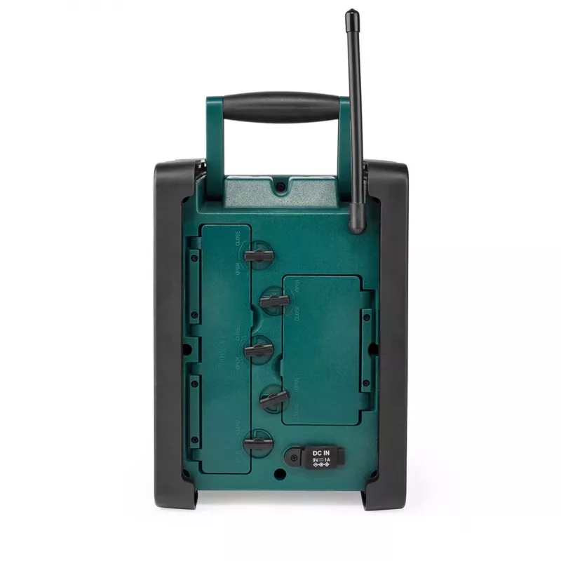 Rádio Nedis RDDB3100GN 15W Bluetooth IP65 čierna/zelená