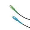 Optický patch kábel Extralink SC/APC–SC/UPC okrúhly Drop SM G.657.A2 40 m FTTH, Simplex, čierny