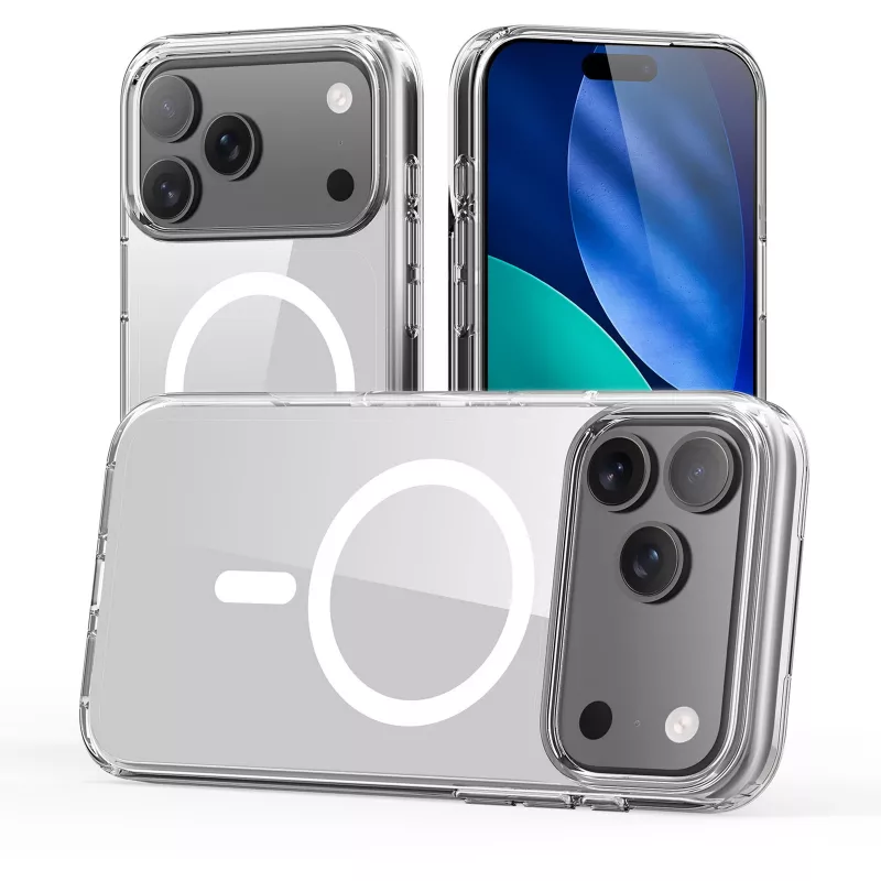 Nevox StyleShell SHOCKFlex - iPhone 17 Pro Max kompatibilné s MagSafe transparentné