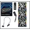 LIAN LI UNI FAN SL Wireless 120 ARGB čierna balenie 3 ks