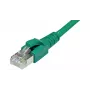 Tienený CAT6A sieťový kábel ShiverPeaks 75715-G S/FTP PIMF, zelený