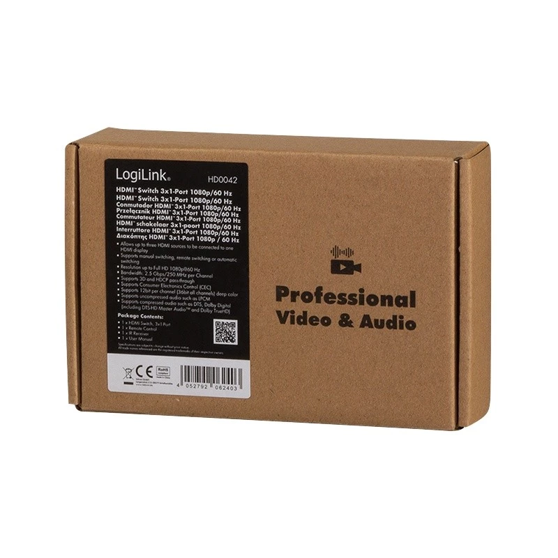 HDMI video switch LogiLink HD0042