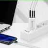 Napájacia nabíjačka everActive SQ-655Q 65W, 1×USB-A + 2×USB-C rýchle nabíjanie