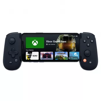 Gamepad BackBone One pre Android čierny – káblový Lightning ovládač pre PC, PlayStation, Xbox, iOS (257,6 × 32,6 × 93,9 mm)