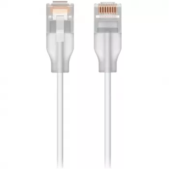 Ubiquiti UACC-Cable-Patch-EL-0.15M-W sieťový kábel Translucent, biela Cat6