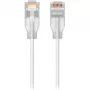 Ubiquiti UACC-Cable-Patch-EL-0.15M-W sieťový kábel Translucent, biely Cat6