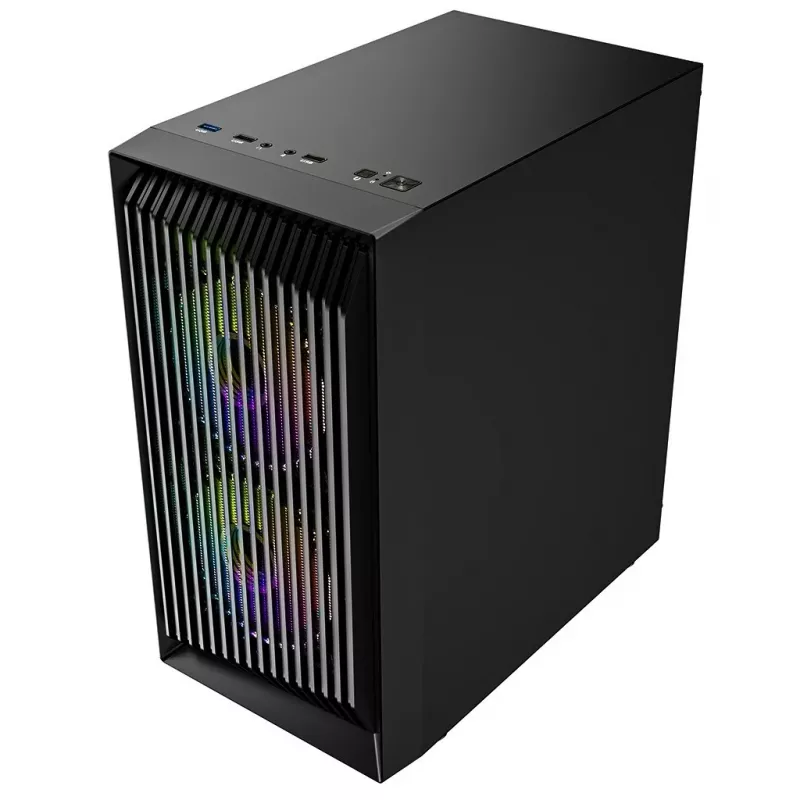 Počítačová skriňa Logic Concept Atos AM-ATOS-10-0000000-0002 ATX čierna