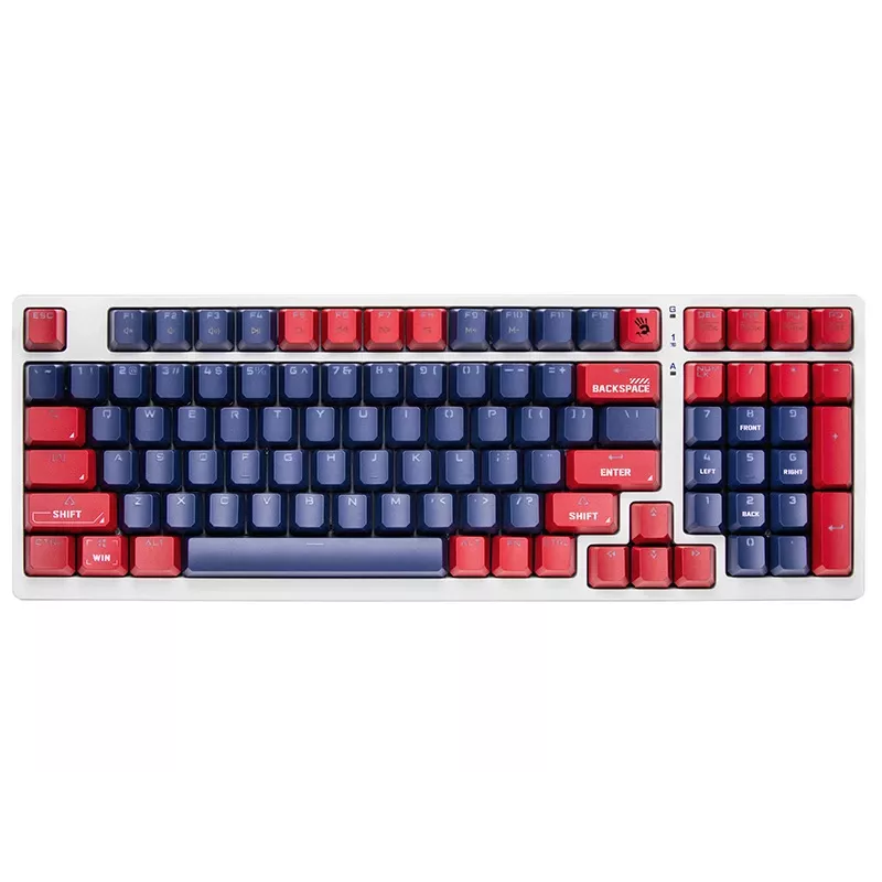 Mechanická herná klávesnica A4Tech Bloody S98, USB, Sports Navy, spínače BLMS Red Plus