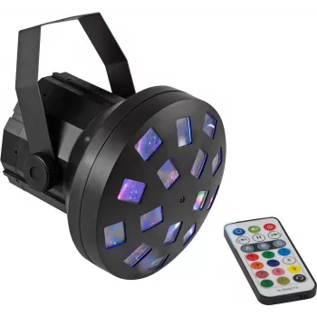 LED efektové svetlo EUROLITE Mini Z-20 USB — 7 farieb, kompaktné USB pódiové svetlo