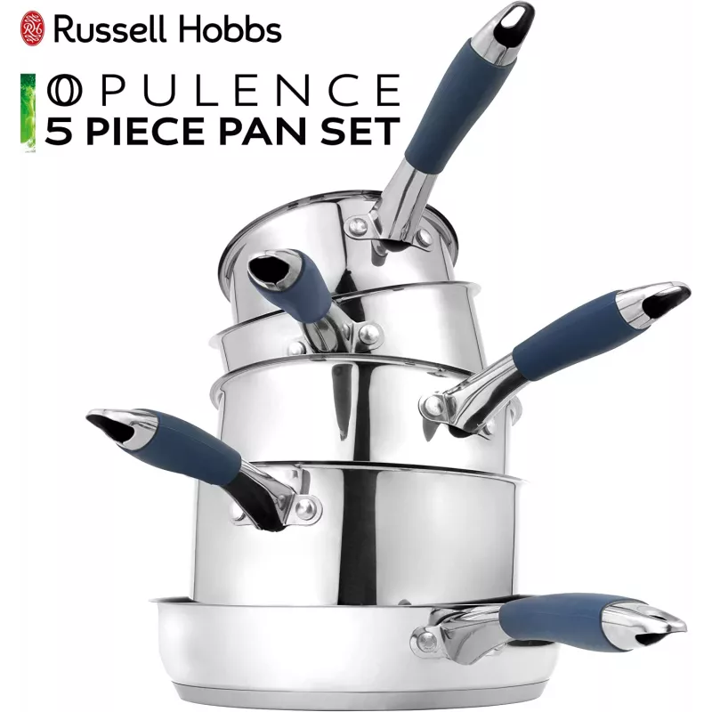 Sada hrncov Russell Hobbs RH01179EU, 5-dielna, modrá