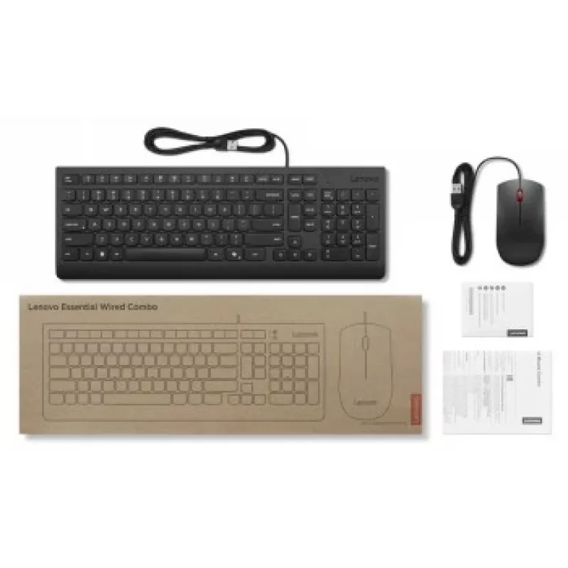 Lenovo Essential káblová sada klávesnice a myši