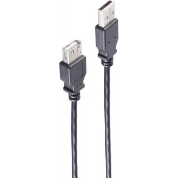 shiverpeaks BS13-24185 USB kábel 1,8 m USB 2.0 USB A čierny (BS13-24185)