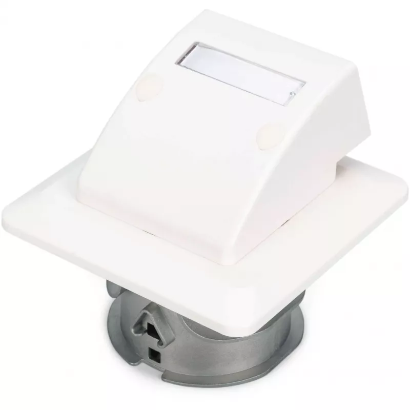 Digitus FTTH optická nástenná zásuvka na zapustenie DN-93201 SC/LC adaptér 86x30x86mm