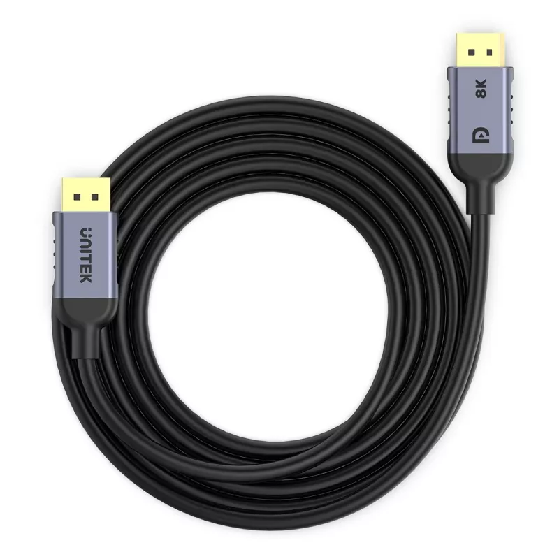 UNITEK C1628GY01-3M DisplayPort kábel čierny, sivý