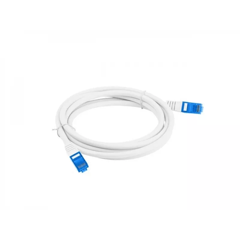 LANBERG sieťový kábel Cat6a S/FTP 20 m biely RJ-45 na RJ-45 CCA 26 AWG LSZH
