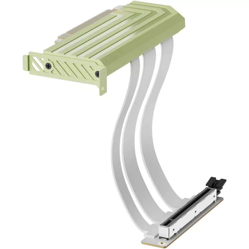 PCIe 5.0 Hyper Riser od HYTE, 20 cm, zelená/biela (ACC-HYTE-PCIE50-MM)