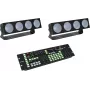 LED svetelná sada EUROLITE CBB-4 DMX kontrolér RGB, kontrolér pre RGB LED svetlá