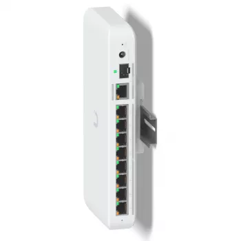 Ubiquiti UACC-Switch-DIN biely polykarbonátový switch